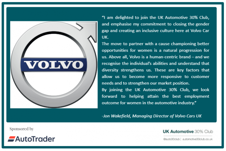 Volvo Car UK marks International Women’s Day by joining the UK Automotive 30% Club