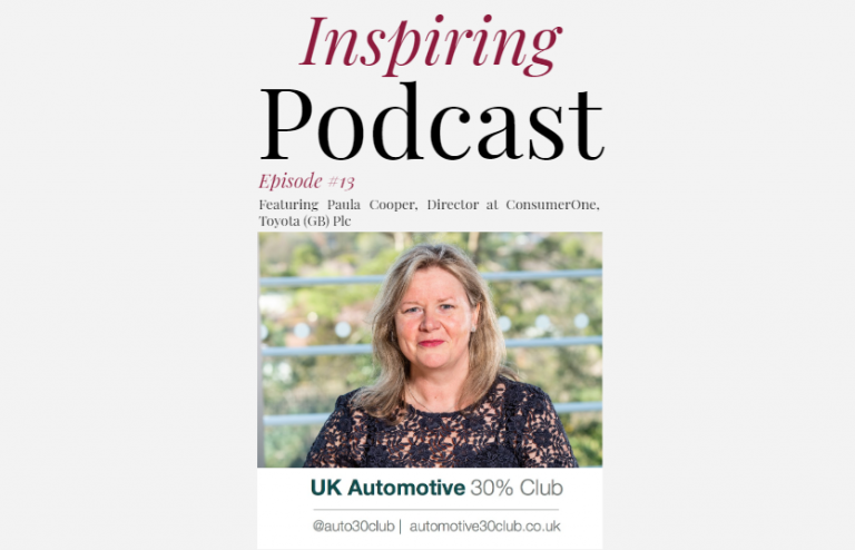 Podcast Episode #13 Featuring Paula Cooper, Director of ConsumerOne at Toyota (GB) Plc
