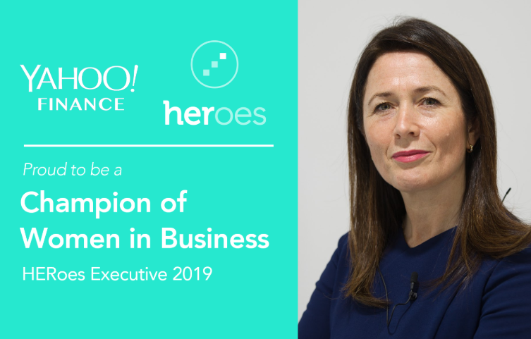 Julia Muir named as a HERoes Champion of Women in Business for the third consecutive year