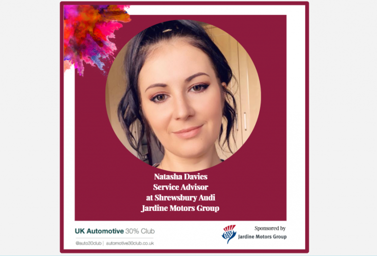 Meet Natasha Davies, Service Adviser at Shrewsbury Audi, Jardine Motors Group and IAW Award Winner for 2019
