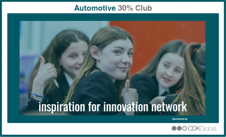 The Automotive 30% Club Inspiration for Innovation Network Launches Today