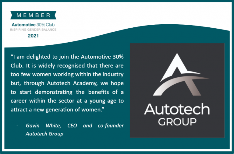 Gavin White, CEO and co-founder of Autotech Group Becomes The Latest Member to Join The Automotive 30% Club