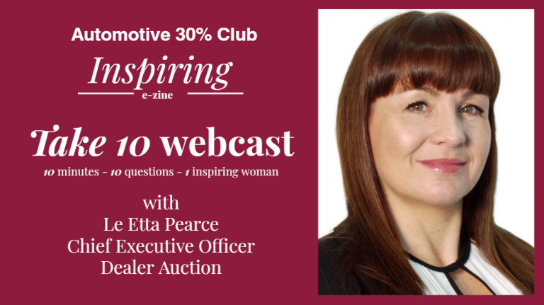 Take 10 Webcast with Le Etta Pearce, CEO, Dealer Auction