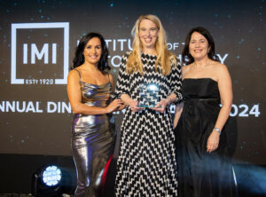 Alison Ross MBE receiving her award as overall winner, 2024 [photograph]