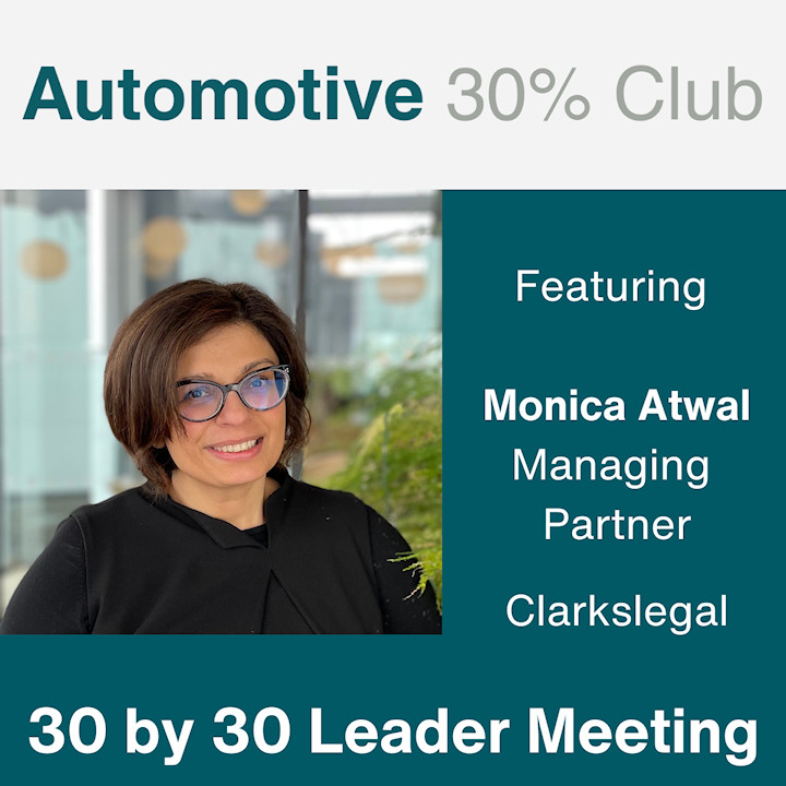30 by 30 Leader - Monica Atwal (graphical banner)