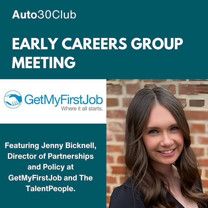Jenny Bicknell Early Careers Meeting (graphical banner)