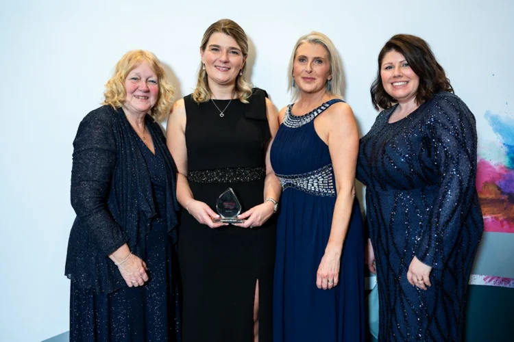 A photograph taken at the IAW 2026 Awards ceremony